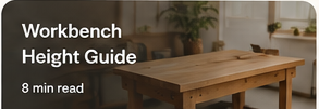 Workbench in a woodworking shop